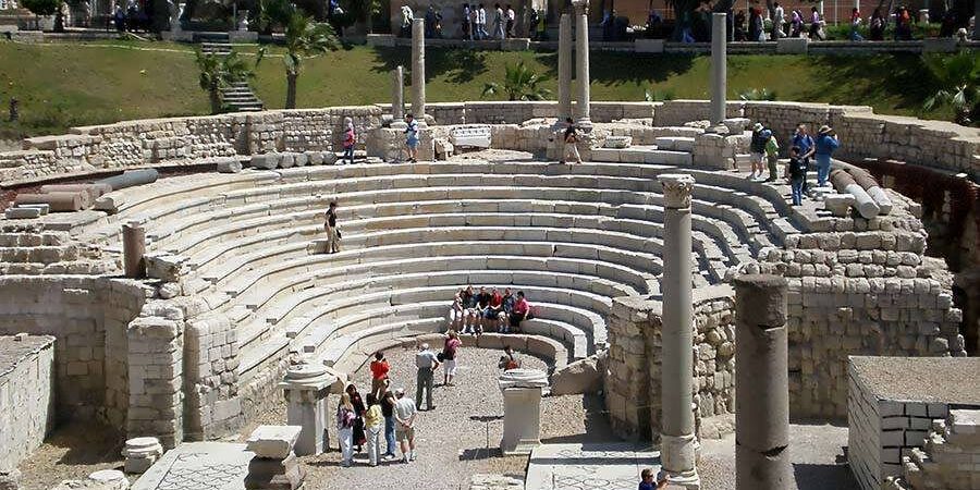 ProTours Destination White Med Alexandria Experience Greco Roman Amphiteather